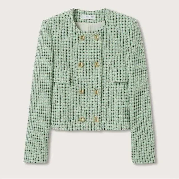 Mango Co-Ord Set Blazer Skirt New - Picture 2 of 9